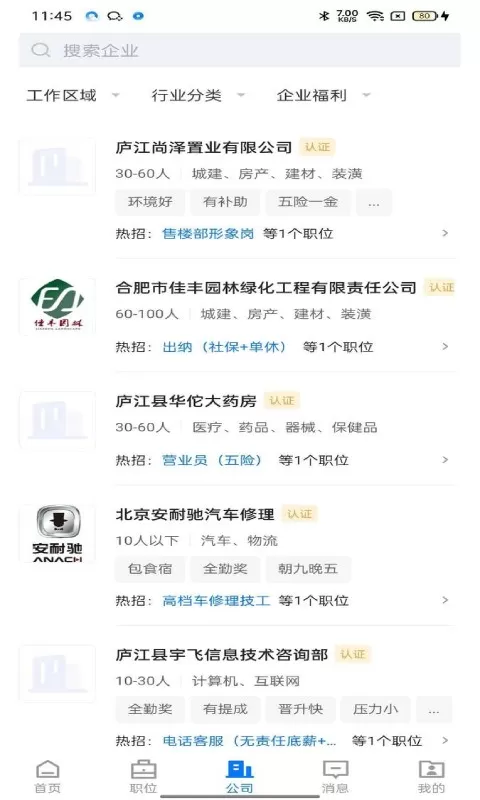 魅力庐江人才网官网版下载图2