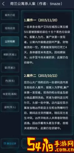 《犯罪大师》荷兰公寓杀人案的答案是什么