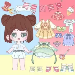 闪耀少女换装养成手机游戏