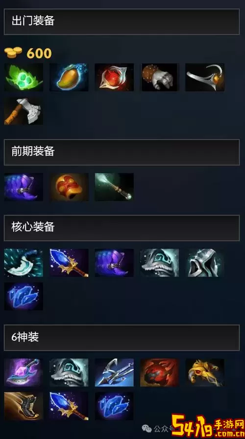 Dota2出装策略