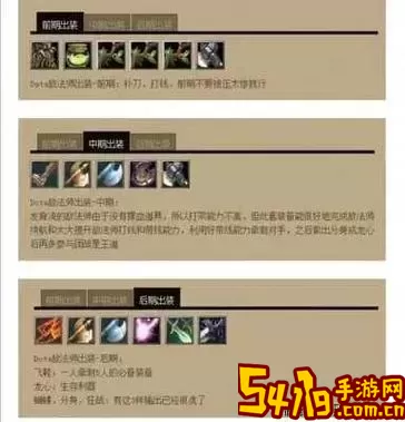 Dota英雄出装