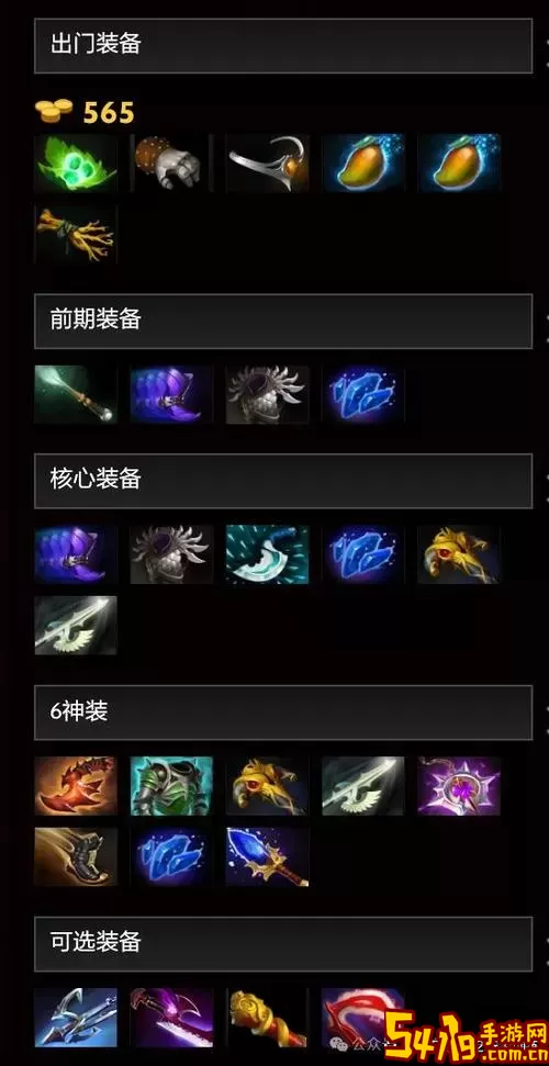 Dota2英雄出装