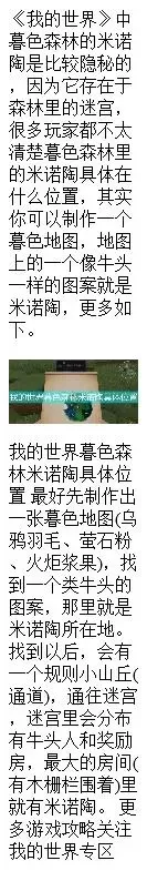 暮色森林入口示意图/