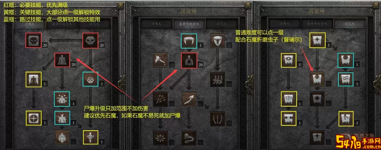 暗黑2重制版死灵法师技能加点攻略<a href=https://www.54119.com.cn/yxhj/rmshmxyxtj/ target=_blank>推荐</a>图1