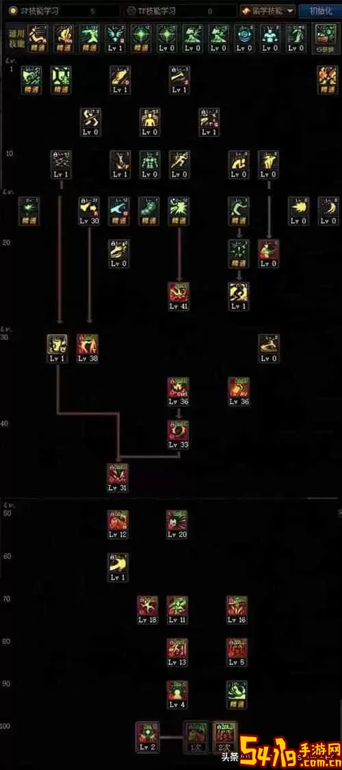 dnf100全职业技能加点图1